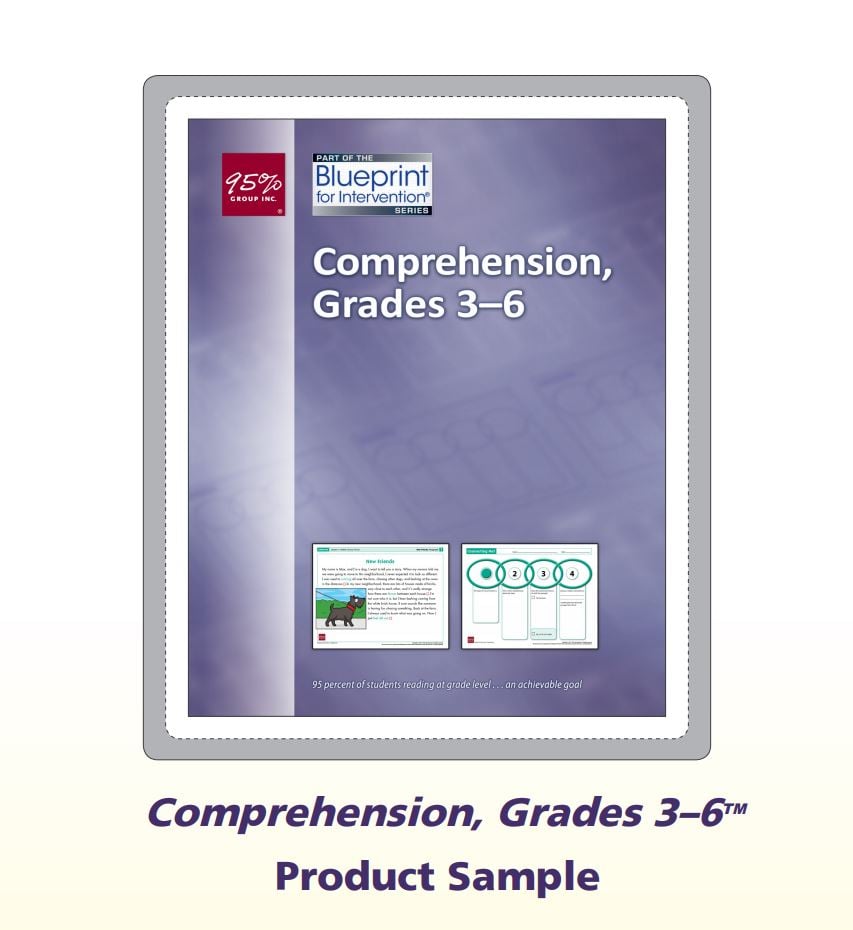 Comprehension, Grades 36 Product Sample from 95 Percent Group